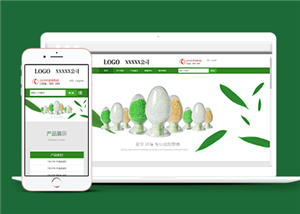 绿色自适应环保材料生产公司网站模板