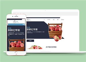 HTML5宽屏新鲜水果网站模板下载